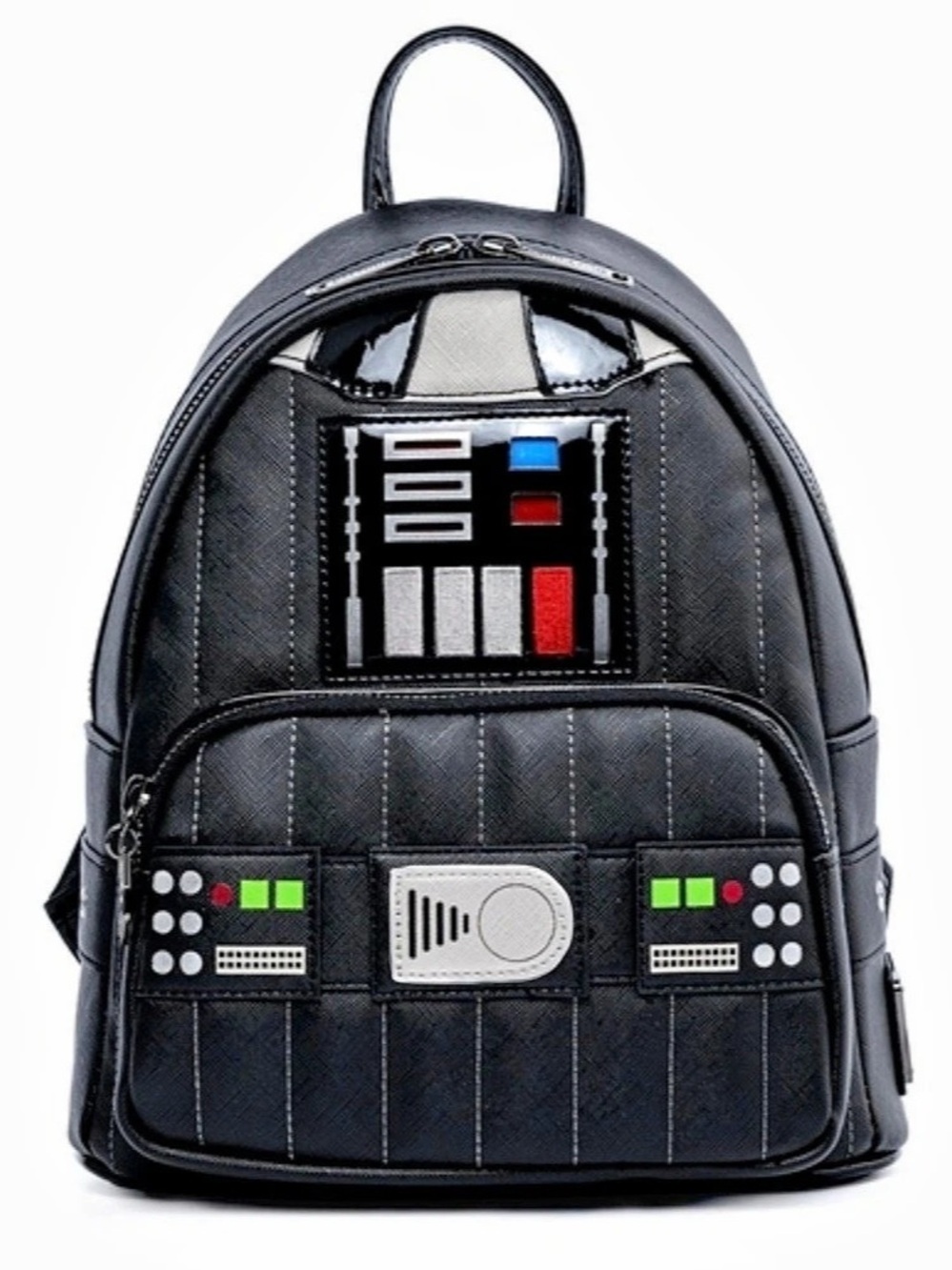 Loungefly Star Wars Darth Vader Light Up Cosplay Mini Backpack Black & Gray